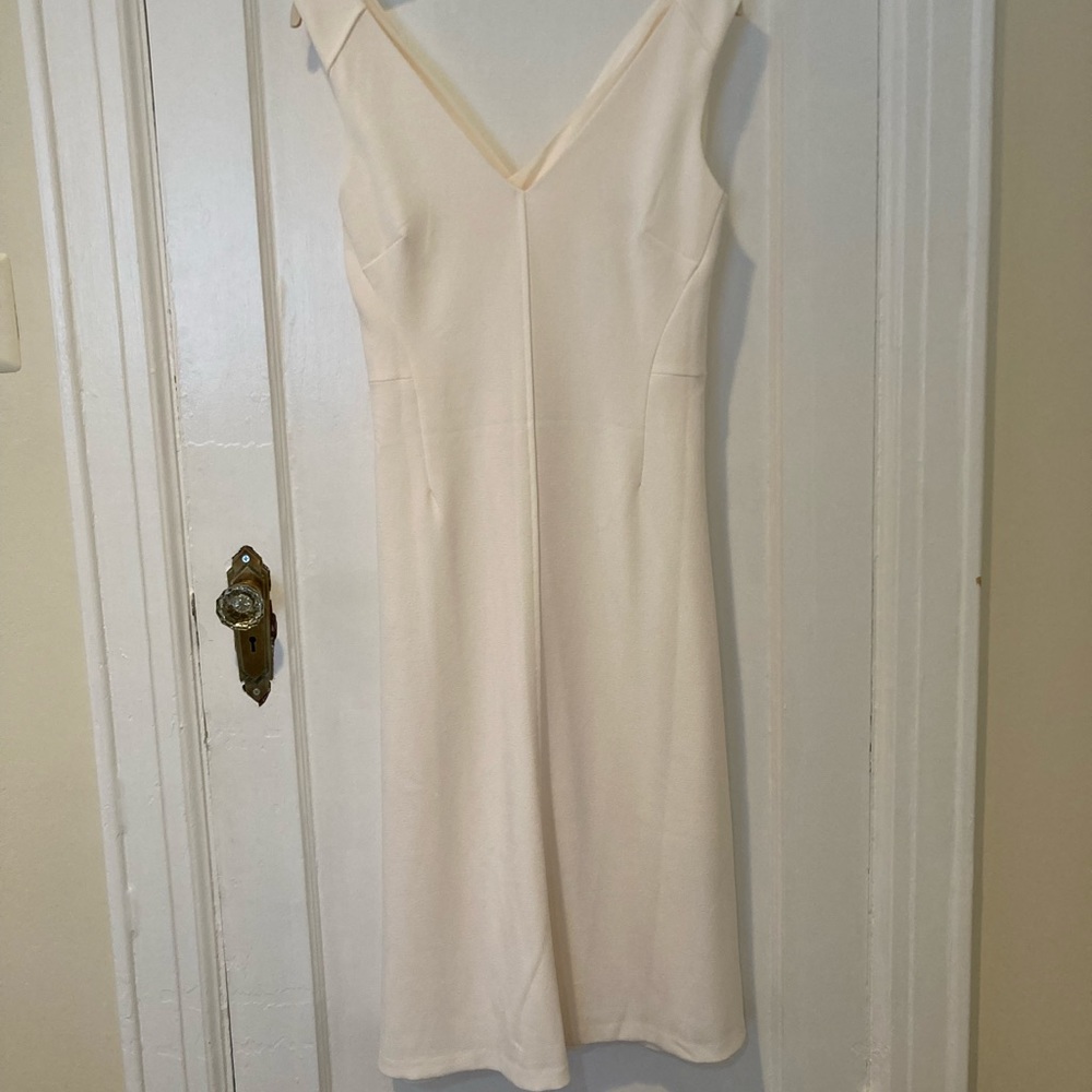Club Monaco off white midi dress